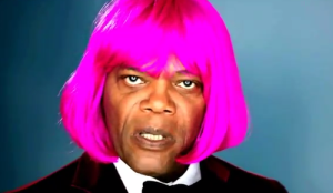 Samuel L. Jackson Representin' For The Barbz! LOL
