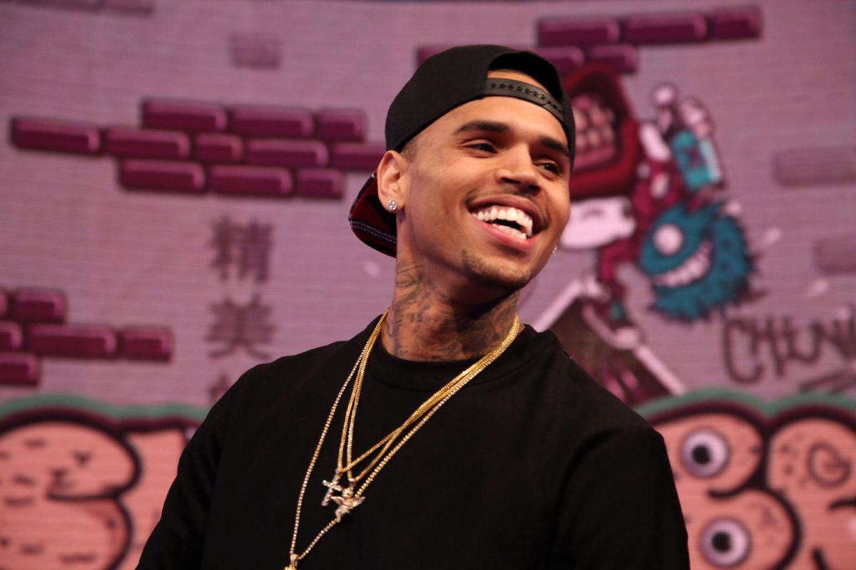 Chris Brown Visits BET's '106 & Park'