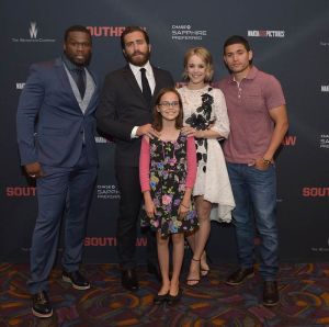 CURTIS “50 CENT” JACKSON, JAKE GYLLENHAAL, OONA LAURENCE, RACHEL MCADAMS, MIGUEL GOMEZ