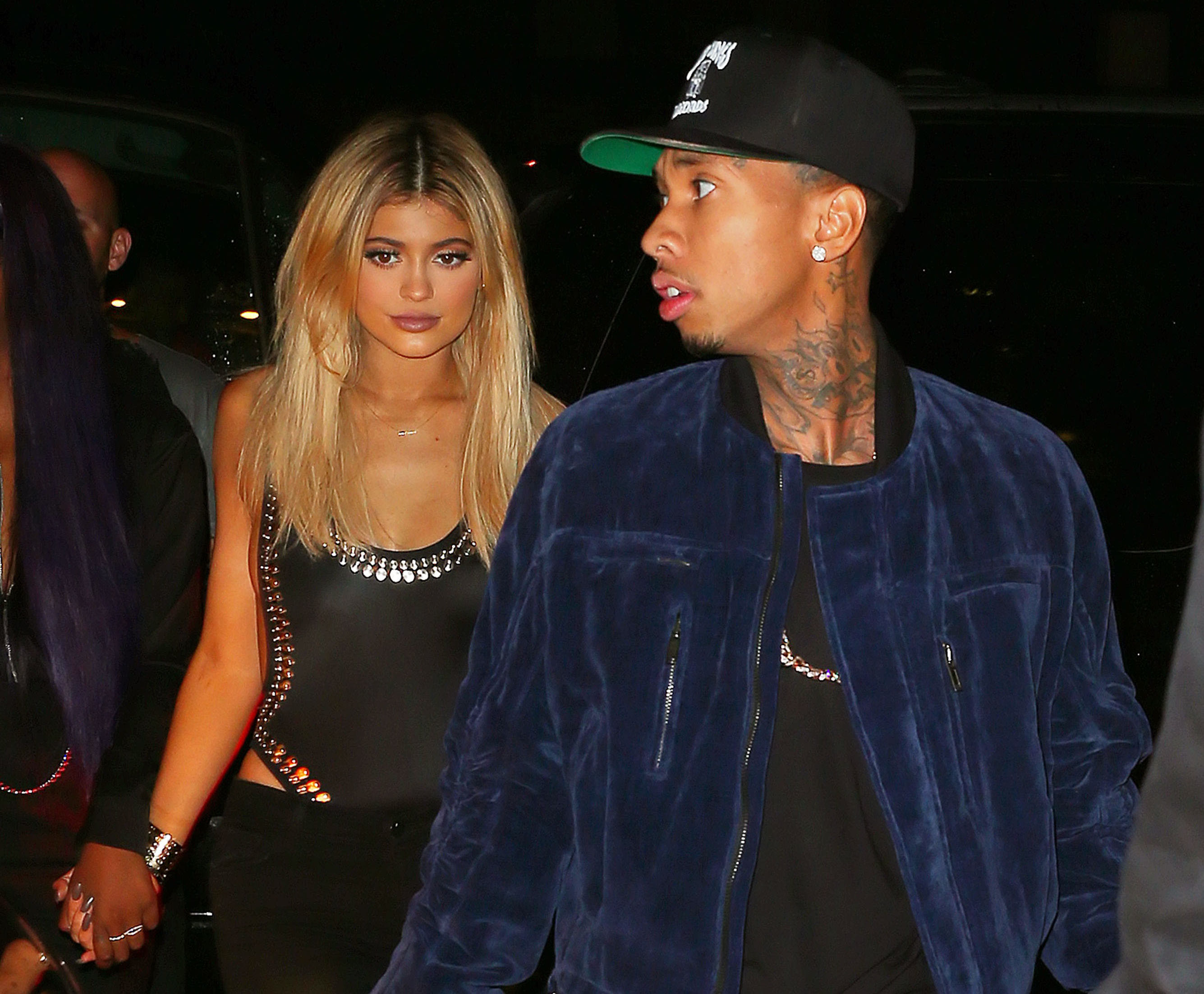 Kylie Jenner and Tyga go to Game nightclub after attending Alexander Wang in NYC