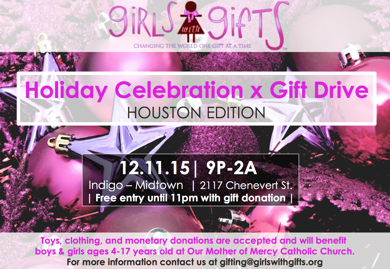 Girls with Gifts Toy Drive