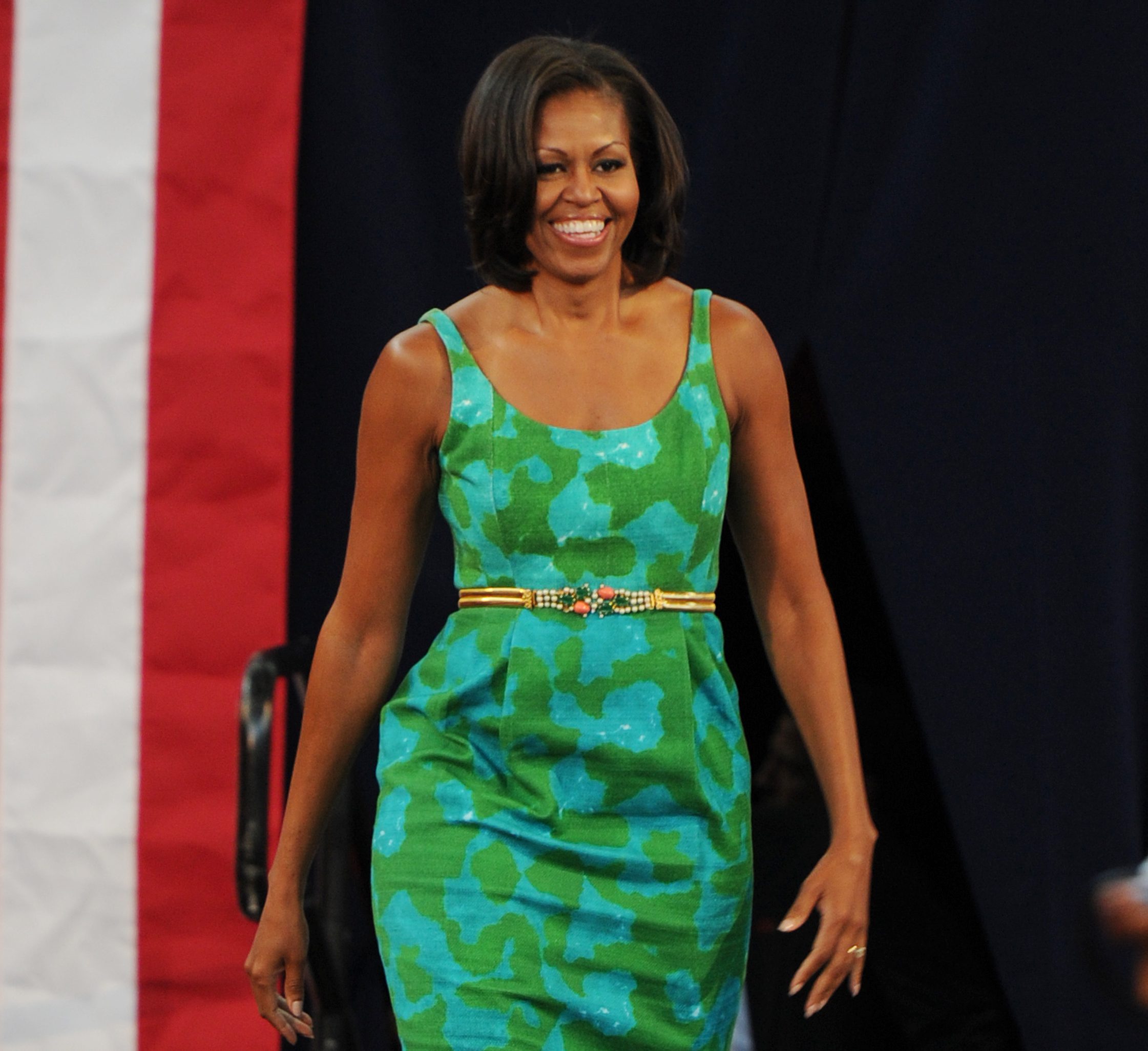 Michelle Obama Speaks At Miami High School