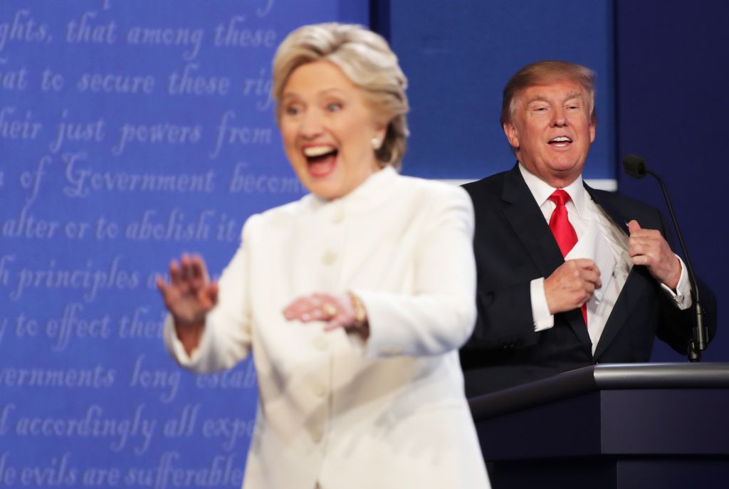 Final Presidential Debate Between Hillary Clinton And Donald Trump Held In Las Vegas