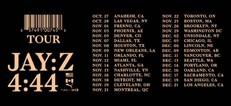 4:44 Tour