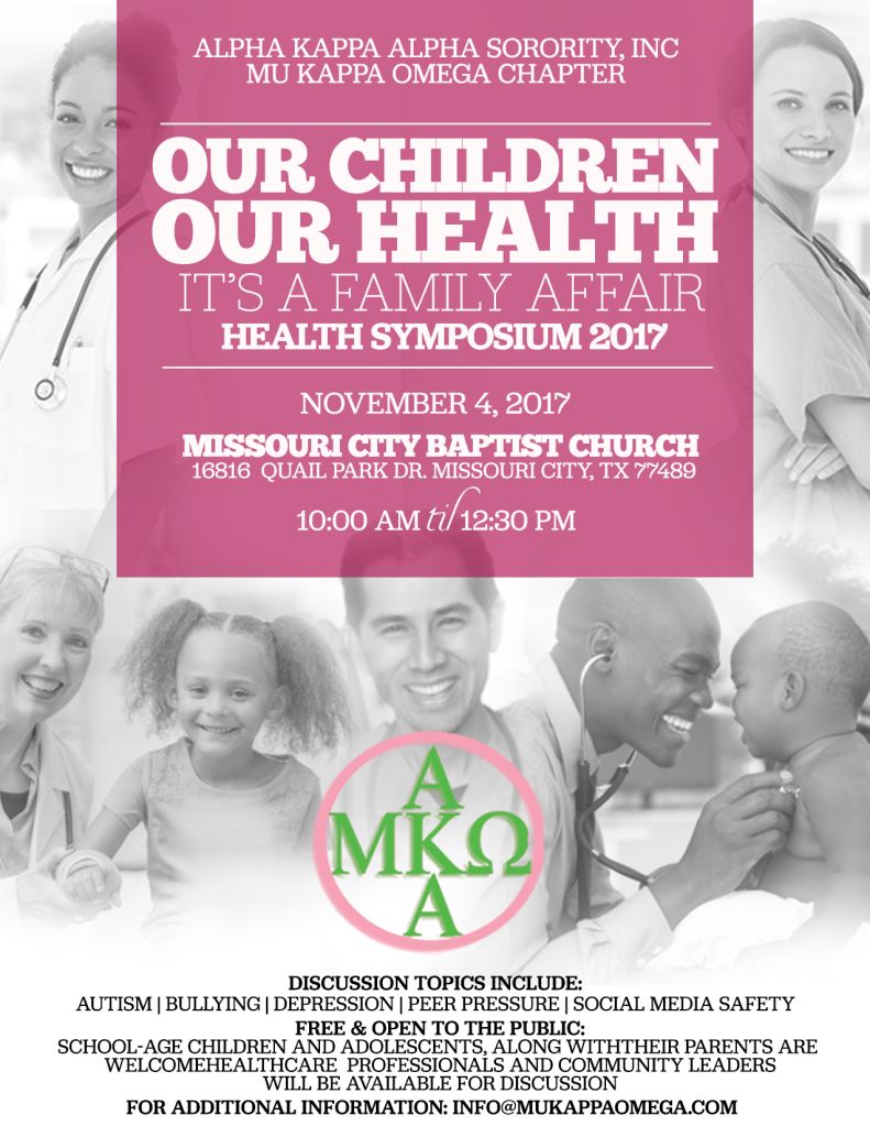 Our Children Our Health Health Symposium 2017