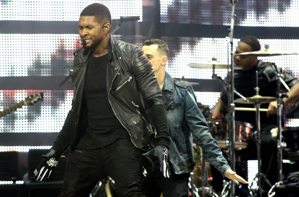 Usher Performs At The Houston Livestock And Rodeo