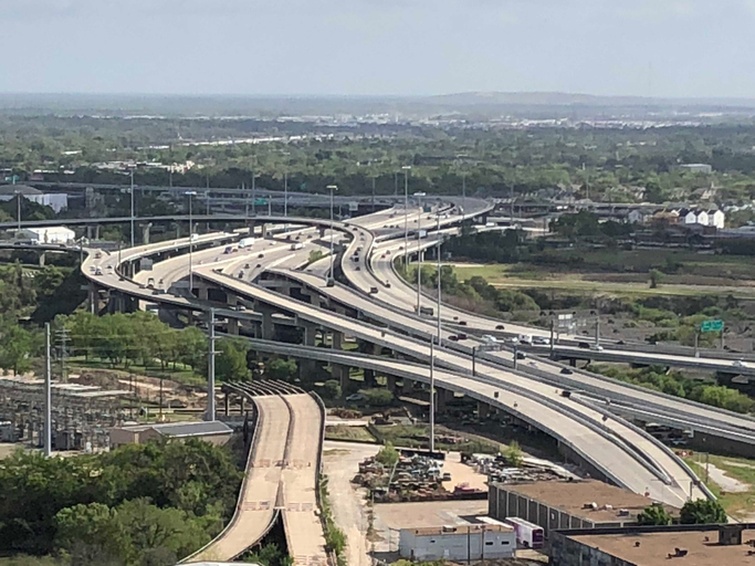Hwy 59 (Interstate 69) at Interstate 10 in Houston