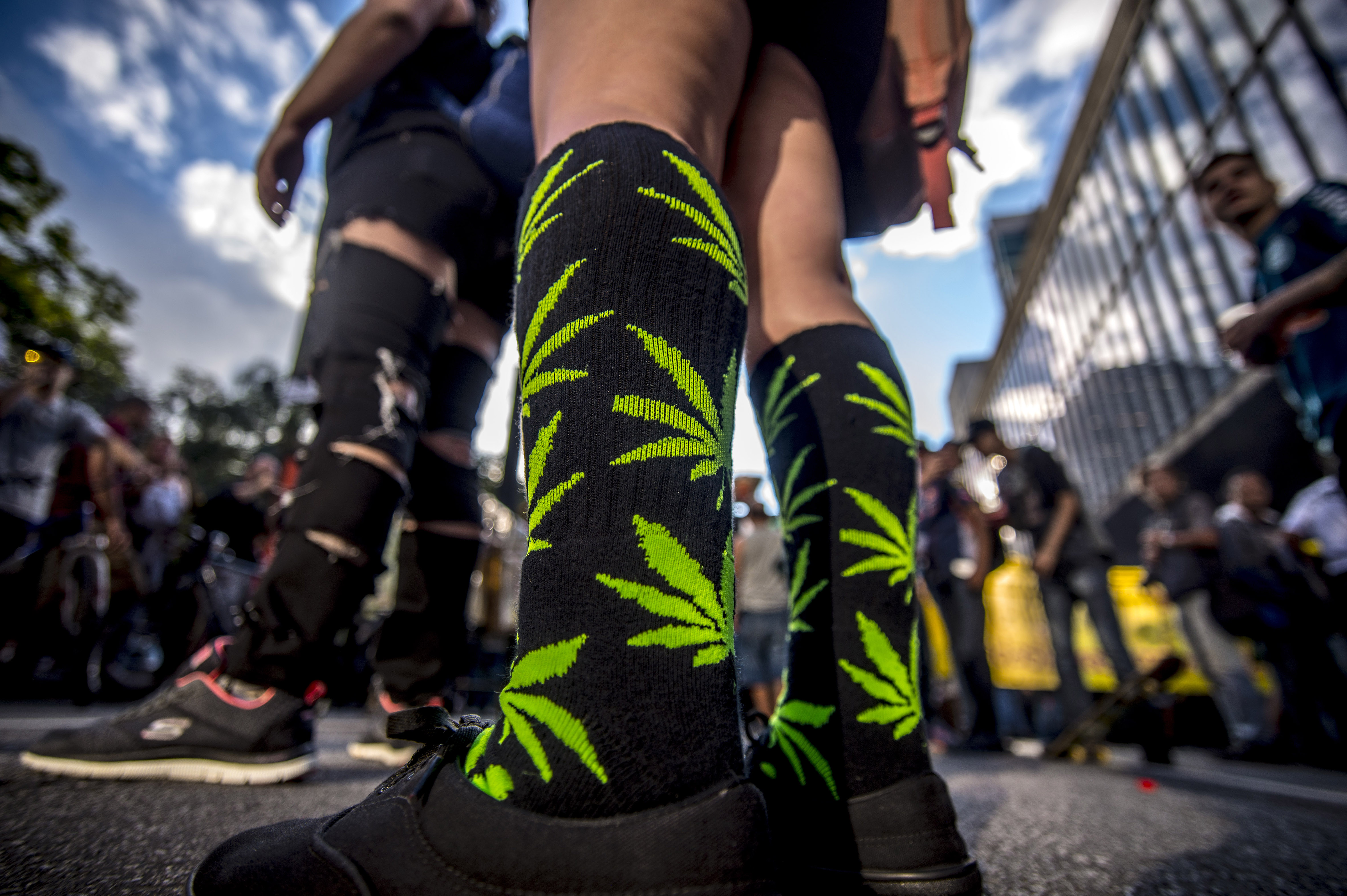Marijuana March in Sao Paulo