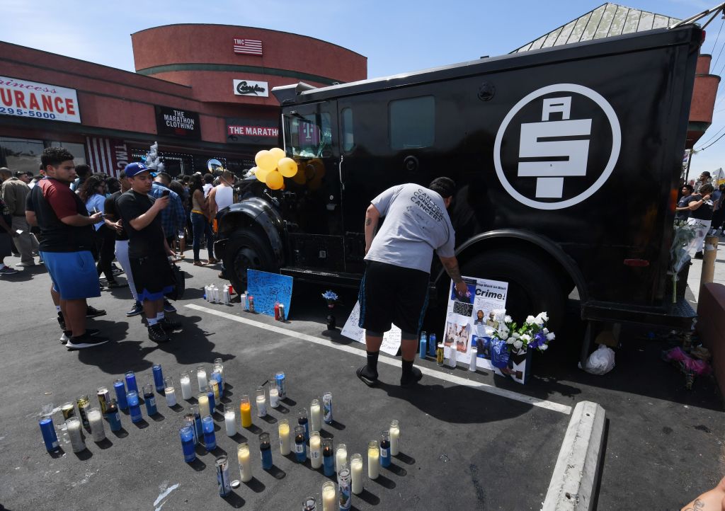 US-MUSIC-RAP-SHOOTING-NIPSEY HUSSLE