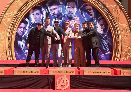 Avengers Handprint Ceremony at TCL Chinese Theatre
