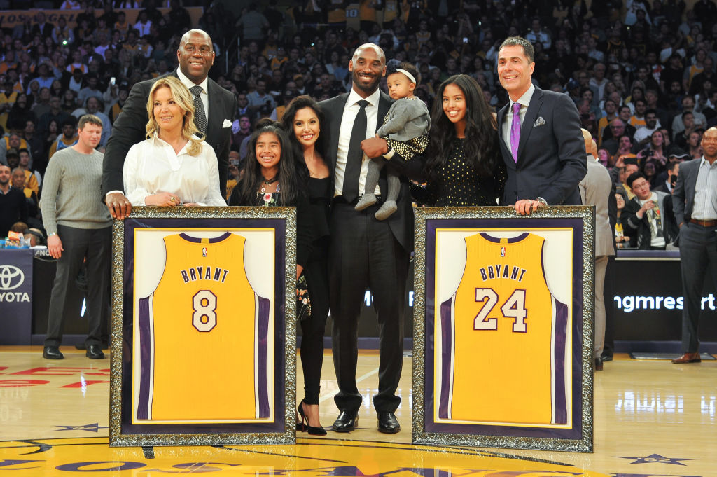 Celebrities At The Los Angeles Lakers Game