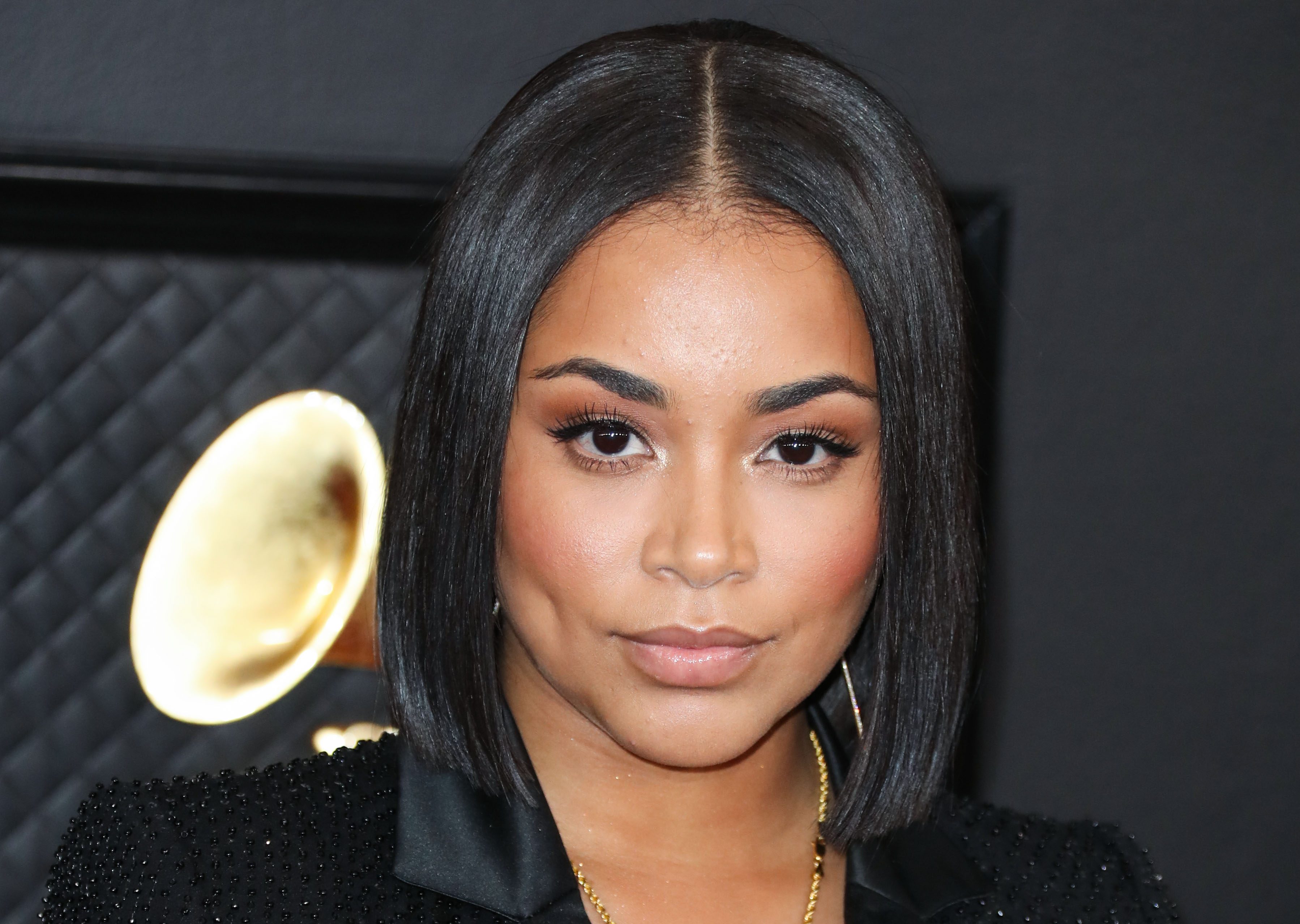 Lauren London arrives at the 62nd Annual GRAMMY Awards held at Staples Center on January 26, 2020 in Los Angeles, California, United States.