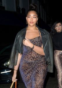 Jordyn Woods celebrates her mother&apos;s birthday at Scalini restaurant