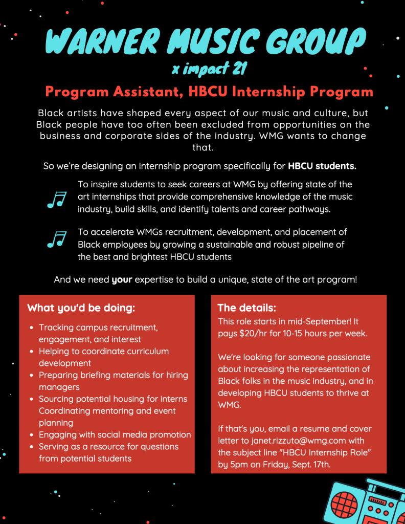 Warner Music Group Internship