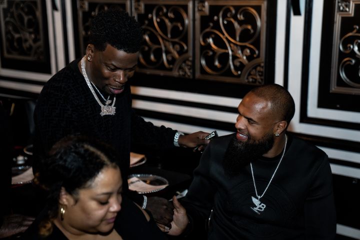 Lil Keke (LGND) Listening Party Dinner @ Five Central Houston Texas Feb 2022