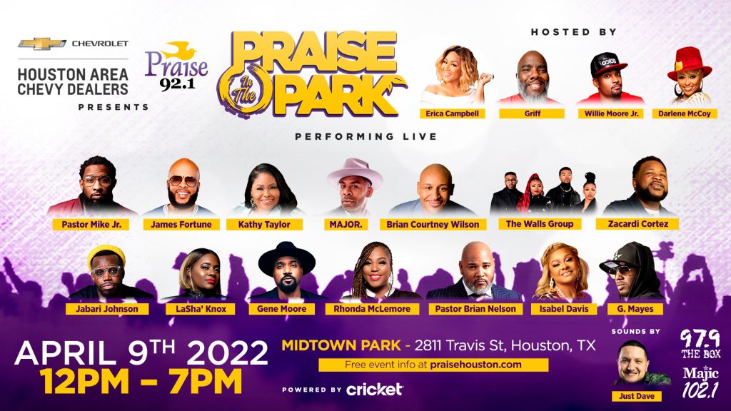 Praise in the Park April 9