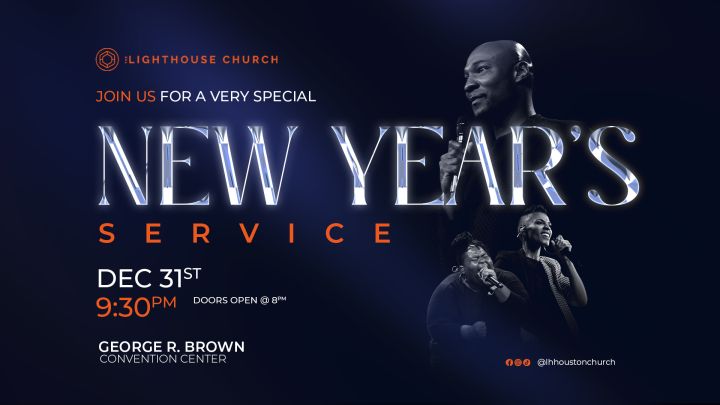 Lighthouse Church's New Year's Service at The George R. Brown Convention Center