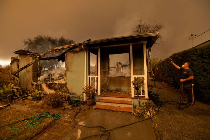 Powerful Winds Fuel Multiple Fires Across Los Angeles Area