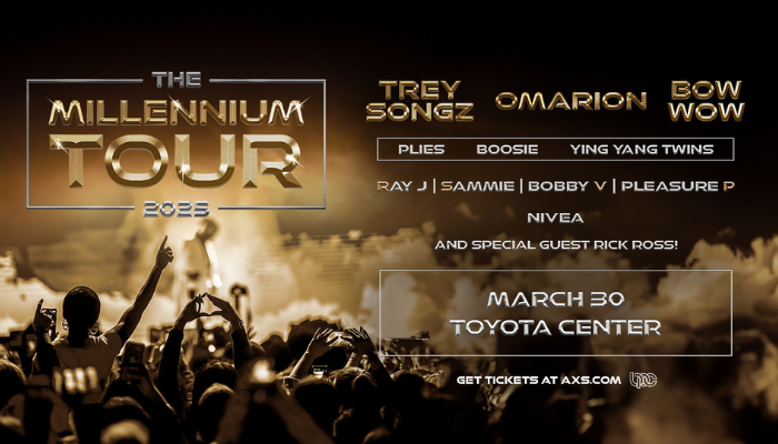Millennium Tour Houston 2025 Live Concert PromoMillennium Tour Houston 2025 Live Concert Promo