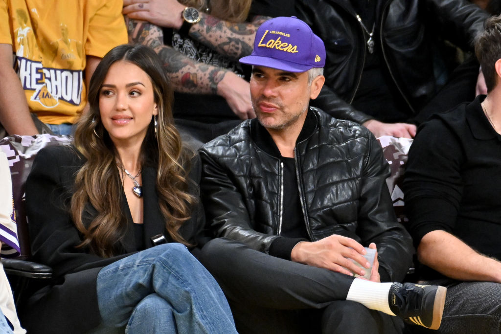 Celebrities At The Los Angeles Lakers Game
